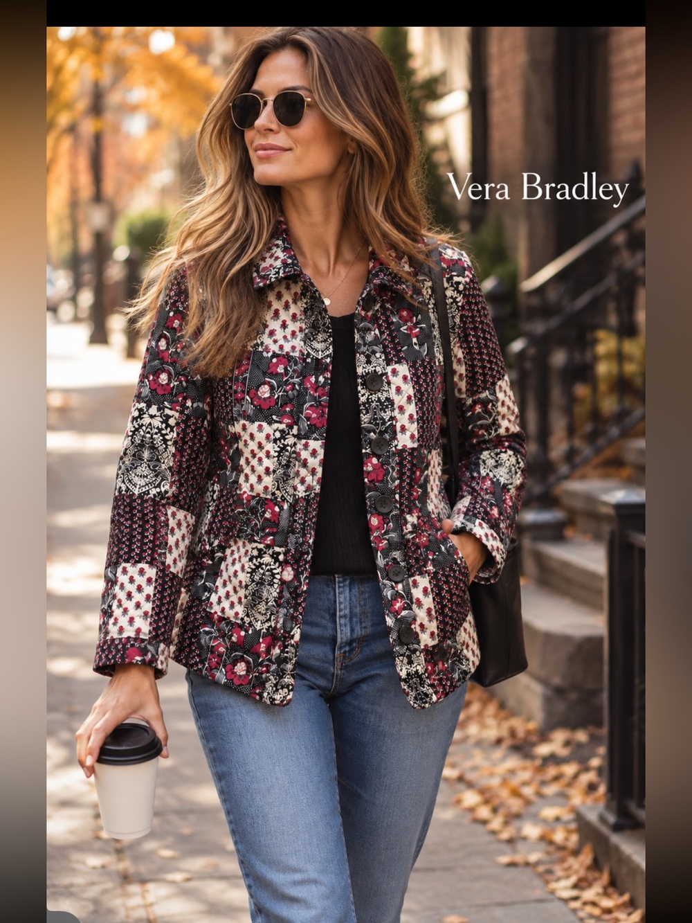 BNWT VERA BRADLEY, the quilted patchwork jacket!